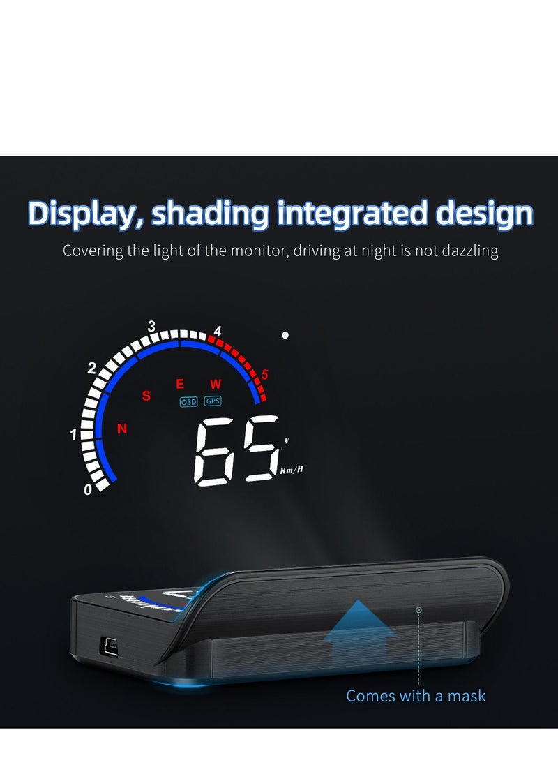 GULFLINK GULFLINK Head Up Display(HUD) Vehicle Speed Meter M13 PLUS  - Image 3