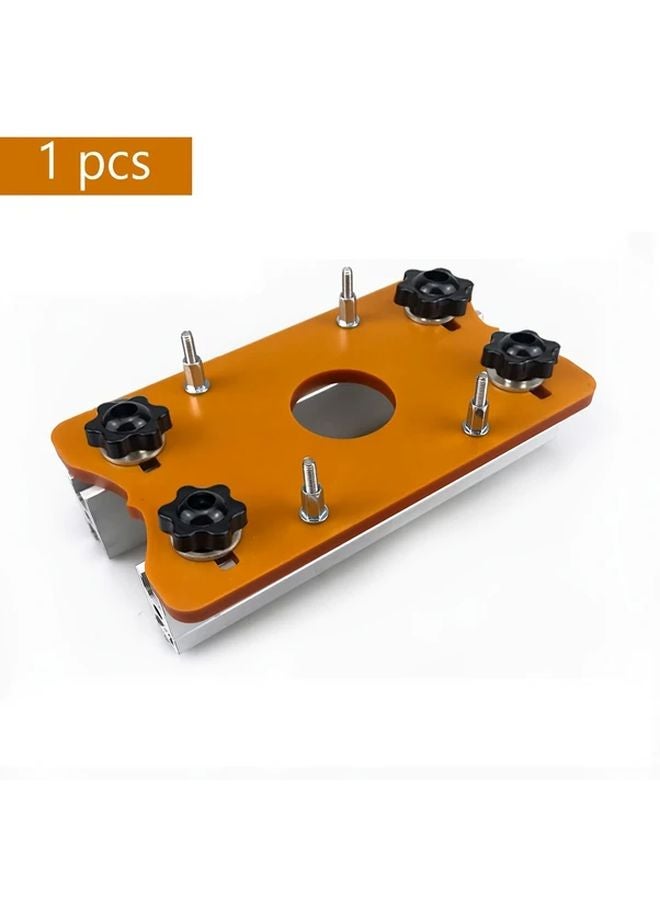 2nd Generation Slotted Plate Two In One Invisible Fastener Woodworking Router Base Mortise Tenon Fixture - Image 1