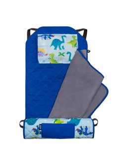 Wildkin Kids Modern Nap Mat with Reusable Pillow for Boys & Girls, Perfect for Elementary Sleeping Mat, Features Elastic Corner Straps, Soft Cotton Blend Materials Nap Mat for Kids (Dinosaur Land) - pzsku/ZE304C74F5ADBCB409503Z/45/_/1737031159/ff782327-6f4a-478f-8d0c-98535af7b7c2