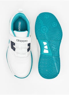 Kappa Boys' Textured Sports Shoes with Hook and Loop Closure  - Image 4