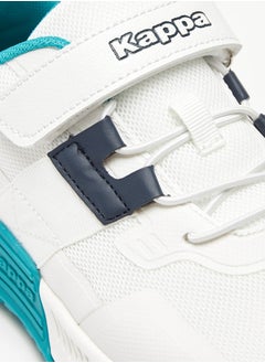 Kappa Boys' Textured Sports Shoes with Hook and Loop Closure  - Image 5