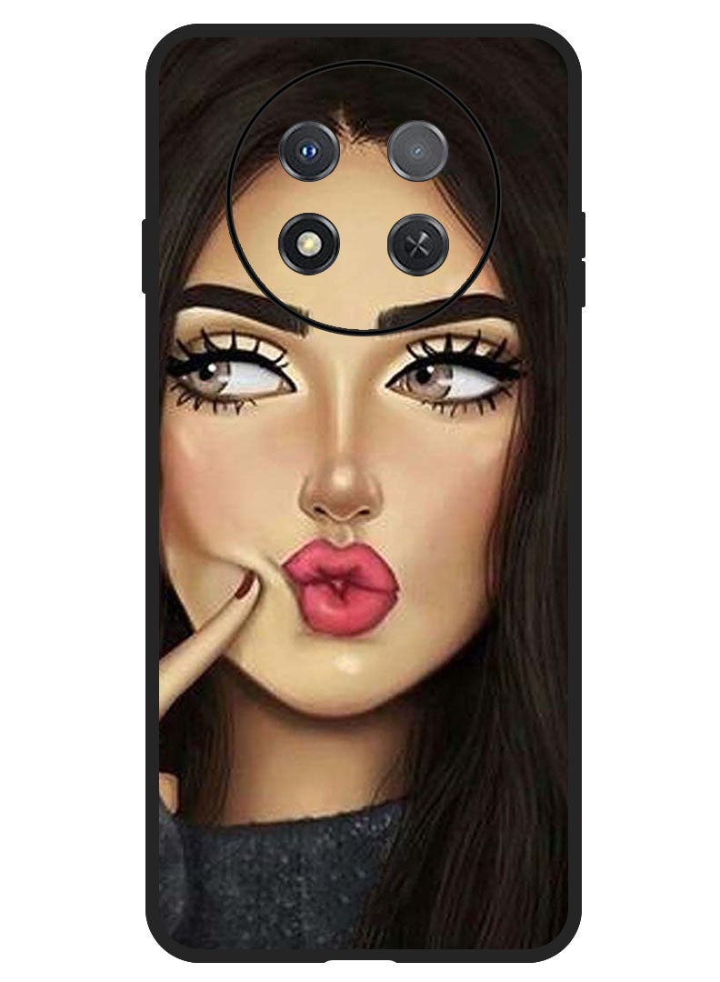 Theodor Protective Case Anti Scratch Shock Proof Bumper Cover For Huawei Enjoy 60X Dimple Girl - Image 1