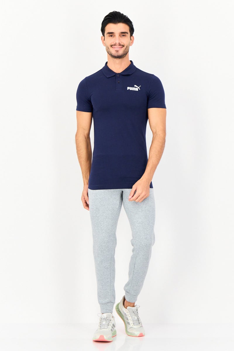 PUMA Men Sportswear Fit Short Sleeve Outdoor Polo Shirt, Navy - Image 2