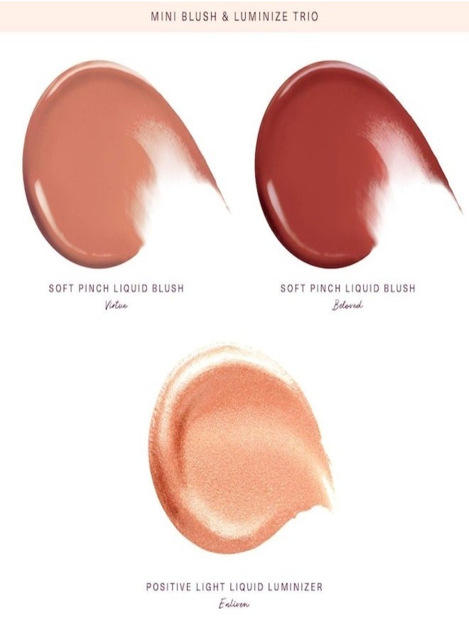 Rare Beauty - Rare Beauty by Selena Gomez Mini Blush & Highlighter Trio Set - Limited Edition Makeup Gift Kit - Image 1