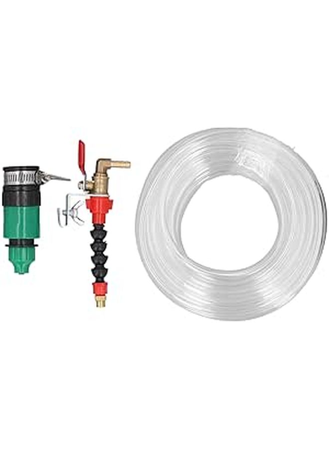 Universal Dust Remover Water Spray Nozzle ABS Stainless Steel Misting System for Angle Grinder - Image 1