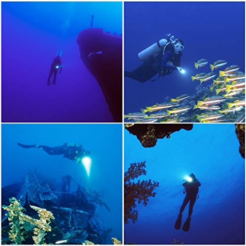 eecoo Diving Flashlight, 18000 IPX8 Waterproof, Underwater LED Flashlight, 500M 7Modes 120 Degree Wide Beam Angle, for Outdoor Underwater Sports - Image 5
