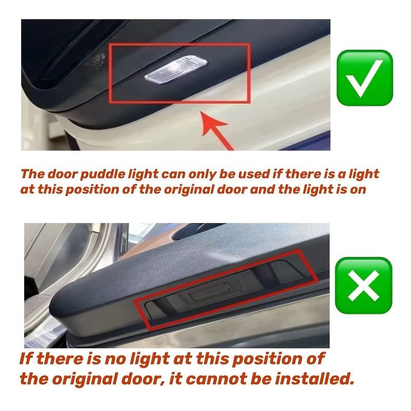 3D Pattern One High Definition Car Door Puddle Light Compatible With F20 F22 F30 F32 G30 F26 F15 And G32 Models 3 Series 2 Series 4 Series 5 Series 6 Series 7 Series And X5 Without Battery - Image 4