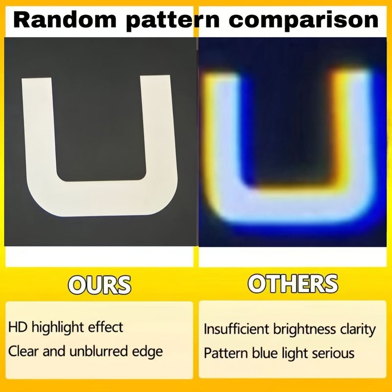 3D Pattern One High Definition Car Door Puddle Light Compatible With F20 F22 F30 F32 G30 F26 F15 And G32 Models 3 Series 2 Series 4 Series 5 Series 6 Series 7 Series And X5 Without Battery - Image 5