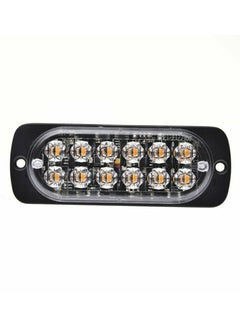 Generic Car Rhigh-power LED Truck Side FLASH Lights DC12-24V Warning Lights Truck Strobe Grid yellow light in off-road vehicles  - Image 5
