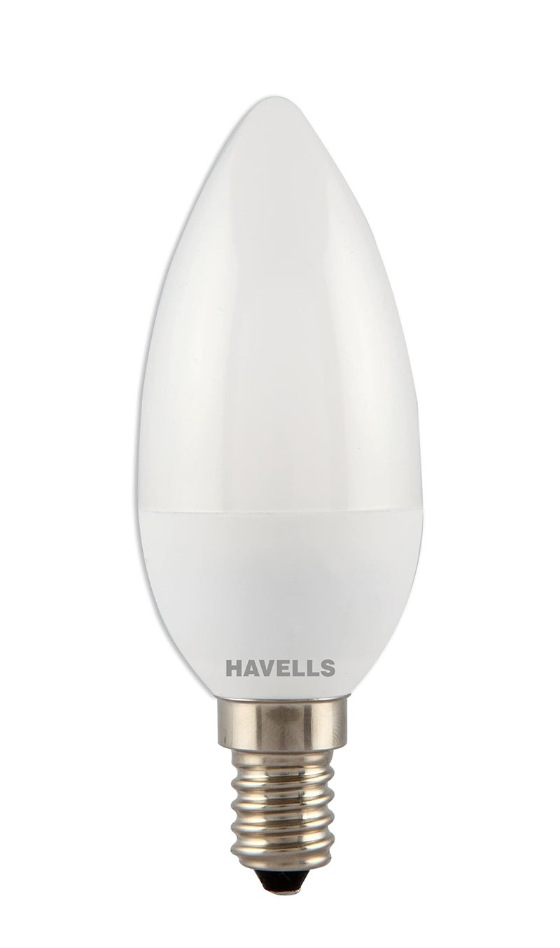 Havells مصباح LED E27 من هافيلز بقوة 2.8 واط | موفر للطاقة | ناشر مزجج | غير قابل للتعتيم | مقاوم للكسر | يوفر حتى 85% من الطاقة | تصميم أنيق | حماية من الارتفاعات حتى 4KV | معتمد من BIS | عبوة من 1 - Image 5