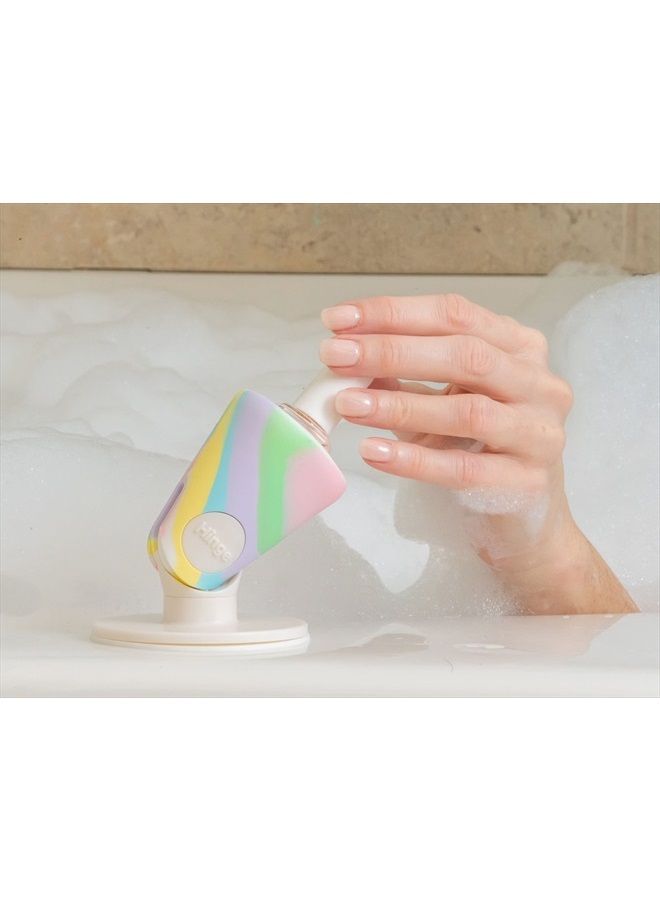 Tweexy Hinge Untippable Nail Polish Bottle Holder | Anti-Spill Nail Polish Holder Stand, Tilted, Smartgrip Airlock Suction | Fingernail Painting, Nail Art Tools | Nail Polish Accessories (Unicorn) - Image 3