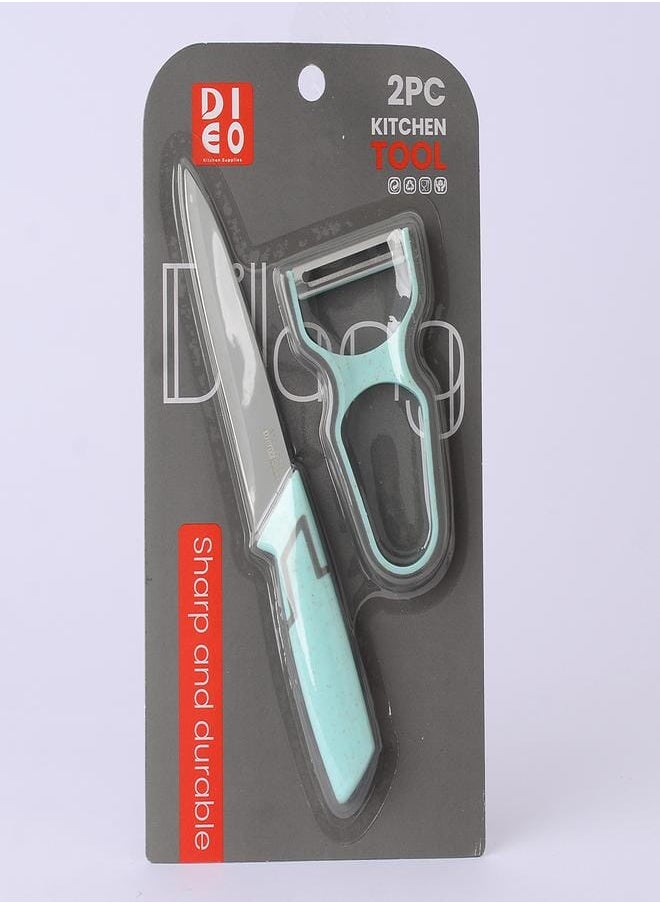 Akher el Ankoud Stainless steel knife + peeler set  - Image 1