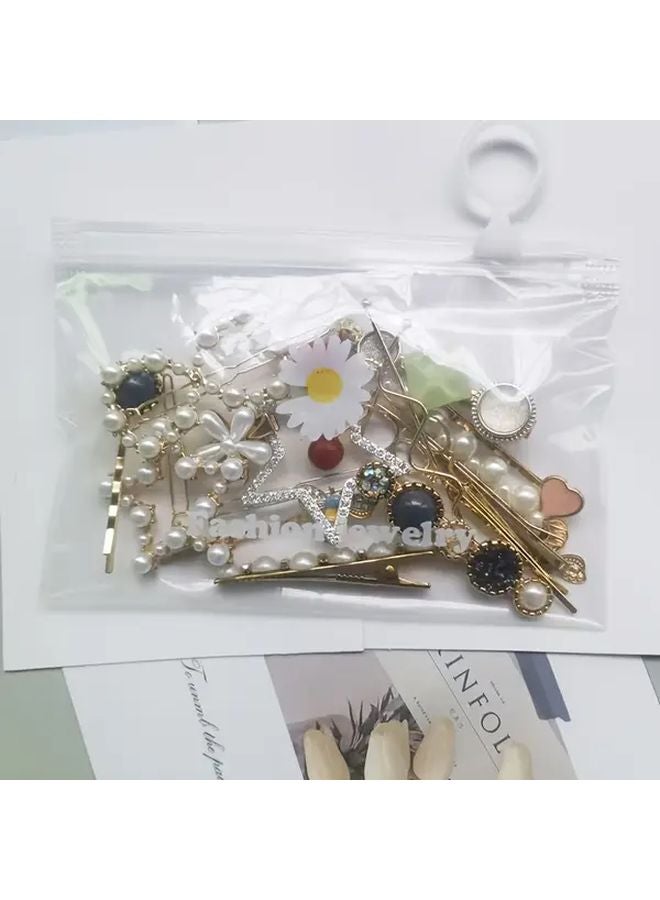 Large White Sand Proof Transparent Jewelry Packaging Bags With Zipper 20pcs - Image 2