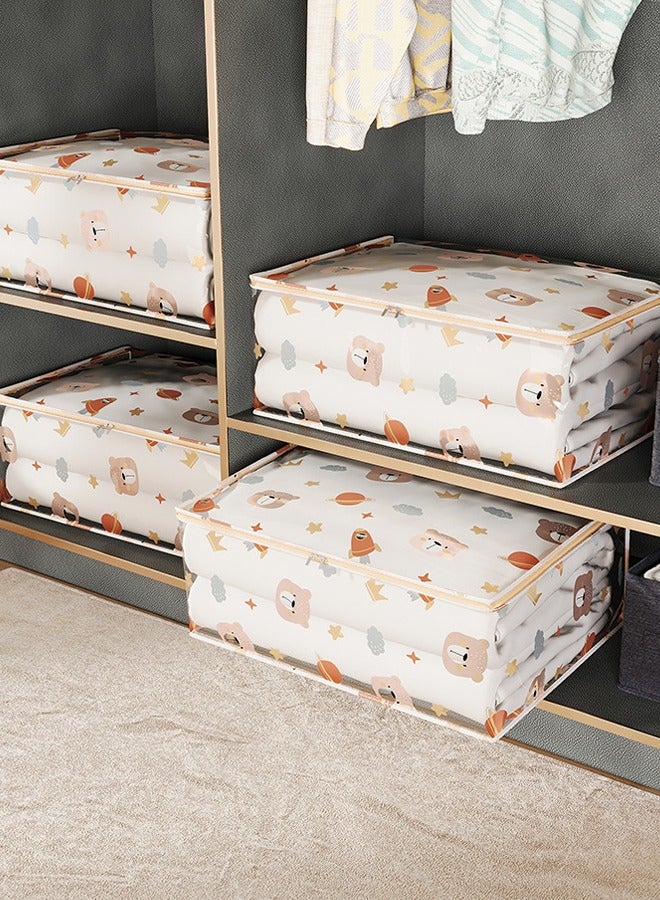 Quilt storage bag Transparent storage bag Three-dimensional dust-proof storage bag Household large-capacity storage bag Travel organizer Clothes storage bag Available in 3 sizes Ideal for storing clothes, bedding, toys, etc - Image 5