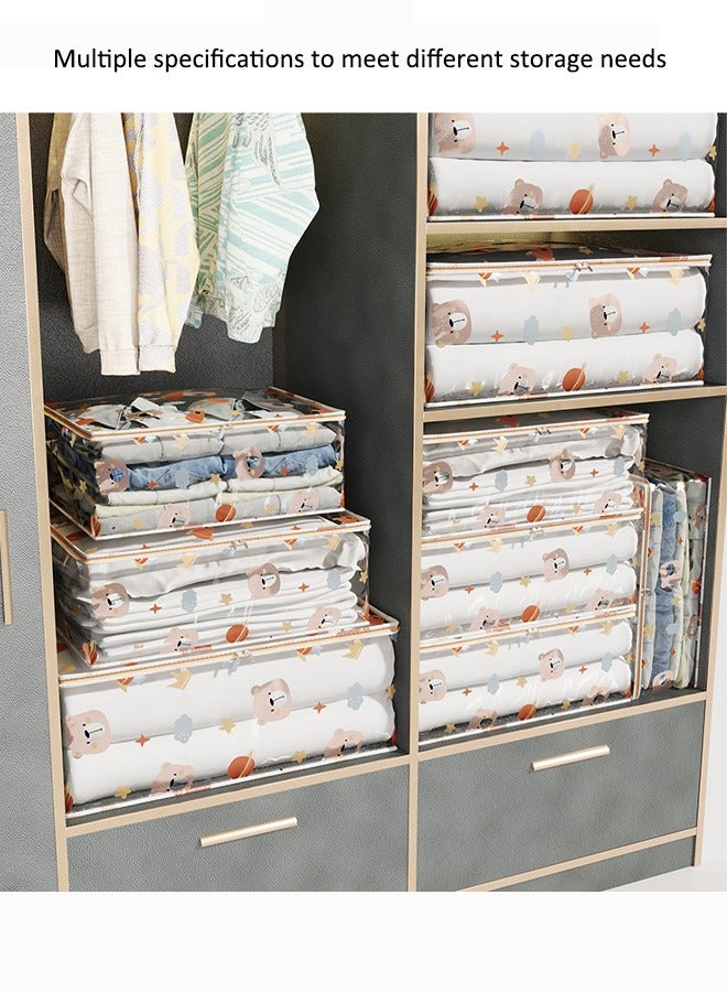 Quilt storage bag Transparent storage bag Three-dimensional dust-proof storage bag Household large-capacity storage bag Travel organizer Clothes storage bag Available in 3 sizes Ideal for storing clothes, bedding, toys, etc - Image 3