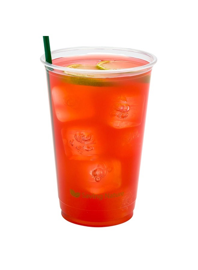 Restaurantware Zero Waste 16 Ounce Cold Cups, 1000 Disposable Drinking Cups - Plant-Based, Sustainable, Clear PLA Plastic Party Cups, Serve Water, Sodas, or Juices, Lids Sold Separately  - Image 2