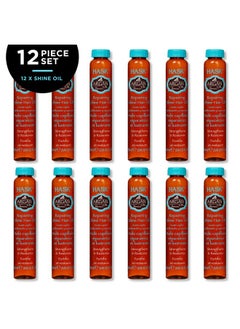 HASK Argan Repairing Hair Oil Vials For Shine And Frizz Control For All Hair Types Color Safe Gluten Free Sulfate Free Paraben Free 12 Shine Oil Vials  - Image 2