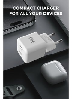 Faster 30W GaN USB-C Fast Charger - Compact Wall Adapter for iPhone and Android - 30 Watt PD Charger Block for Mobile Phone, Portable and Fast Charging  - Image 2