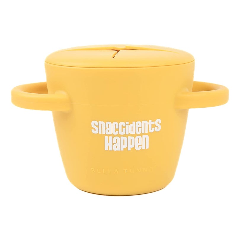 Bella Tunno Snack Cups for Toddlers Silicone Spill Proof Food Container with Lid Babies Kids 612 Months Snaccidents