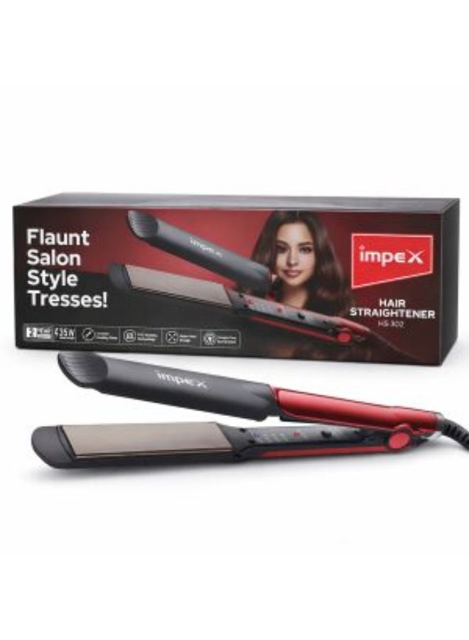 Impex Hair Straightener Professional Ceramic Hair Styling Iron - Image 2