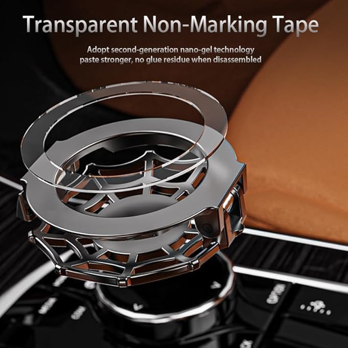 Bukela Push Start Button Cover Press Car Engine Starts Stop Buttons Cover Push To Start Button Covers Ignition Protective AntiScratch Universal Buttons Decoration Protector Car Interior Accessories - Image 5