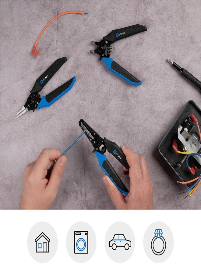 iFixit Mandible 3-Piece Plier Set - for Electronics and Household DIY Repair - Image 5