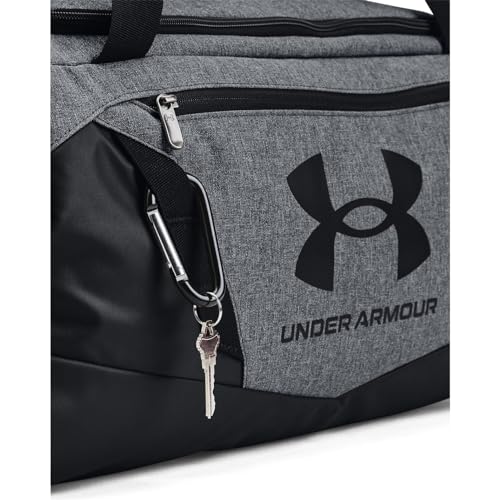 UNDER ARMOUR حقيبة رياضية غير محددة من أندر أرمور، حقيبة كتف، حقيبة سفر دافل لا يمكن إنكارها 5.0، -012 رمادي فاتح / أسود - Image 3