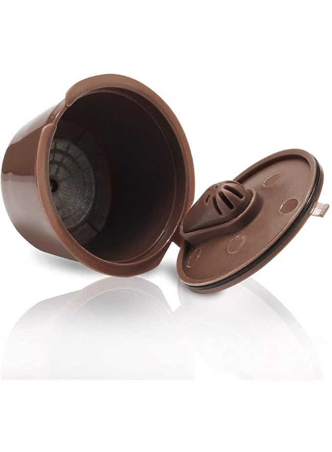 فلاتر القهوة - لكبسولات قهوة دولتشي غوستو البلاستيكية القابلة لإعادة الملء والقابلة لإعادة الاستخدام المتوافقة مع كوب نسكافيه دولتشي غوستو لإعادة الملء 150 مرة (1 قطعة متعدد الالوان) - Image 3