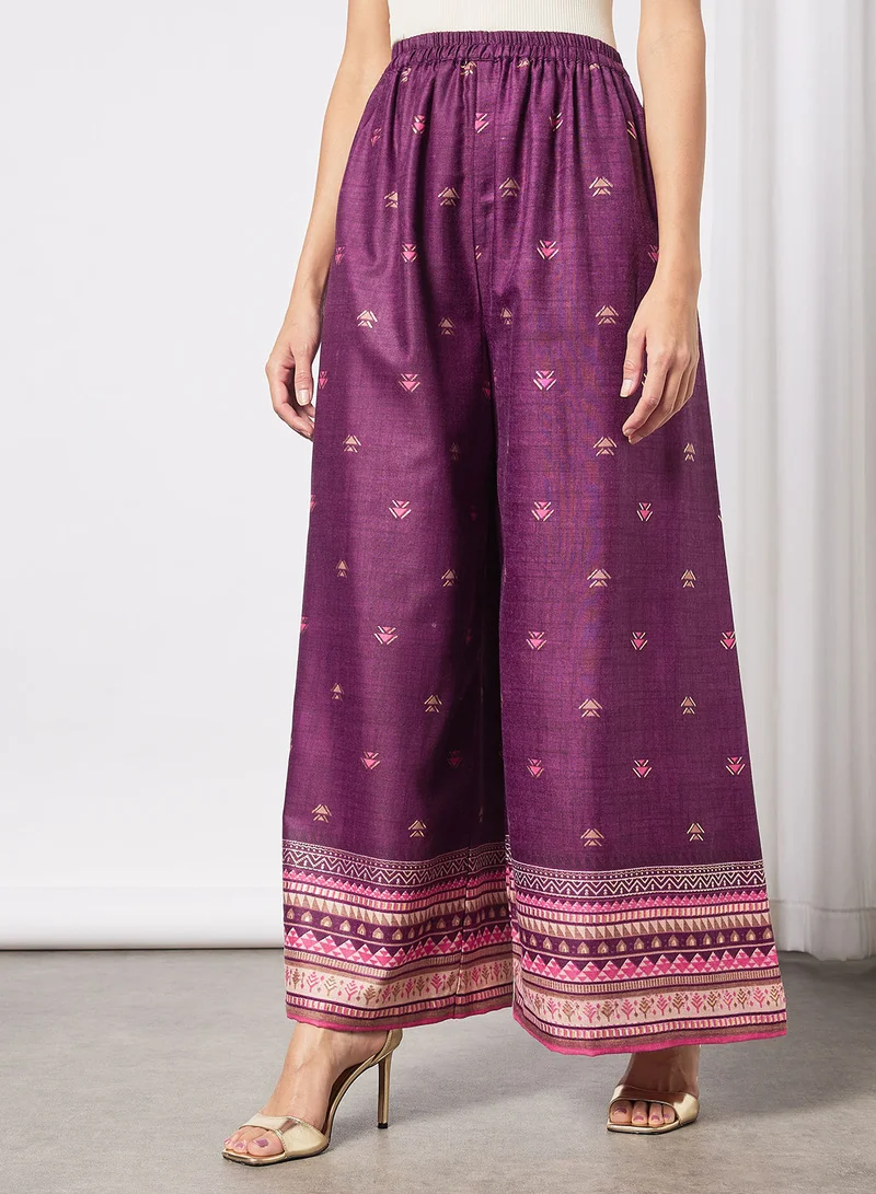 HANA & SARA 2-Piece Jalabiya And Pants Set With Matching Sheila