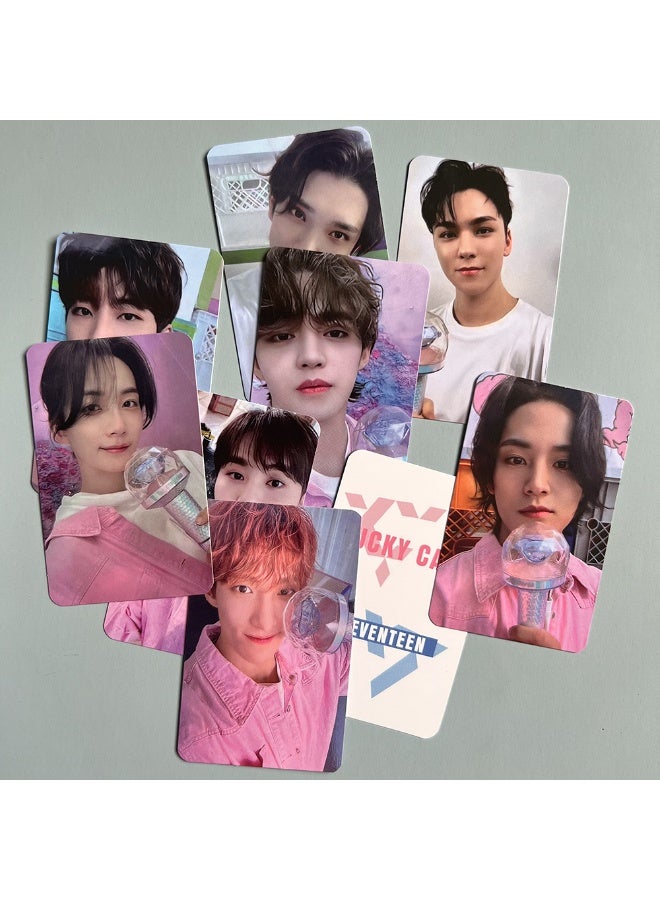 NIBEMINENT 13 Pcs Kpop SEVENTEEN 2023 Caratzone CARATLAND Lomo Cards Card For Fans Collection Gifts - Image 3