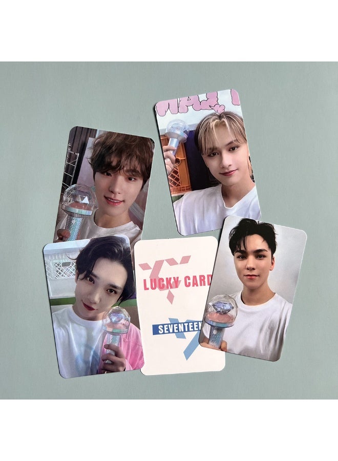 NIBEMINENT 13 Pcs Kpop SEVENTEEN 2023 Caratzone CARATLAND Lomo Cards Card For Fans Collection Gifts - Image 2