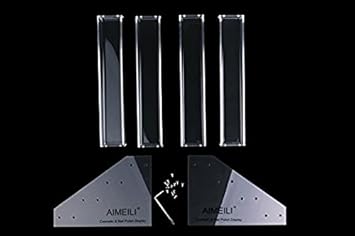 AIMEILI منظم مستحضرات التجميل الشفاف الأكريليكي AIMEILI مع 4 صواني لحامل عرض طلاء الأظافر الجل - Image 3