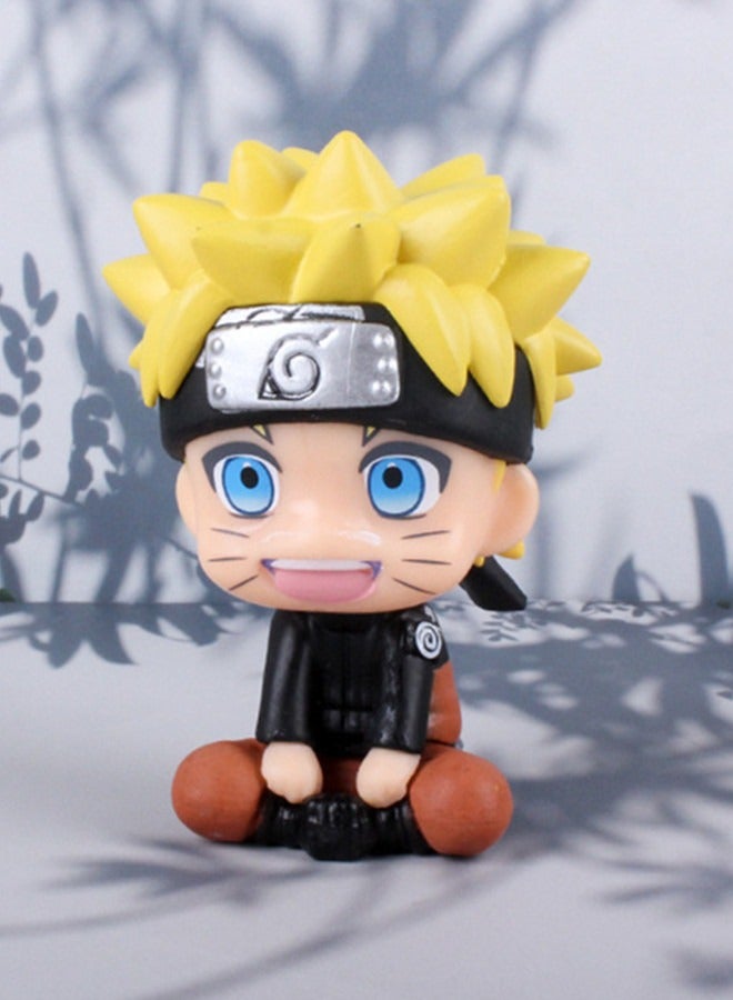 2-Piece Naruto Anime Action Figure Set, Naruto Action Figure, Kakashi Hatake Action Figure Anime Figure Toy Collection Set Suitable for Car and Table Decorations  - Image 3