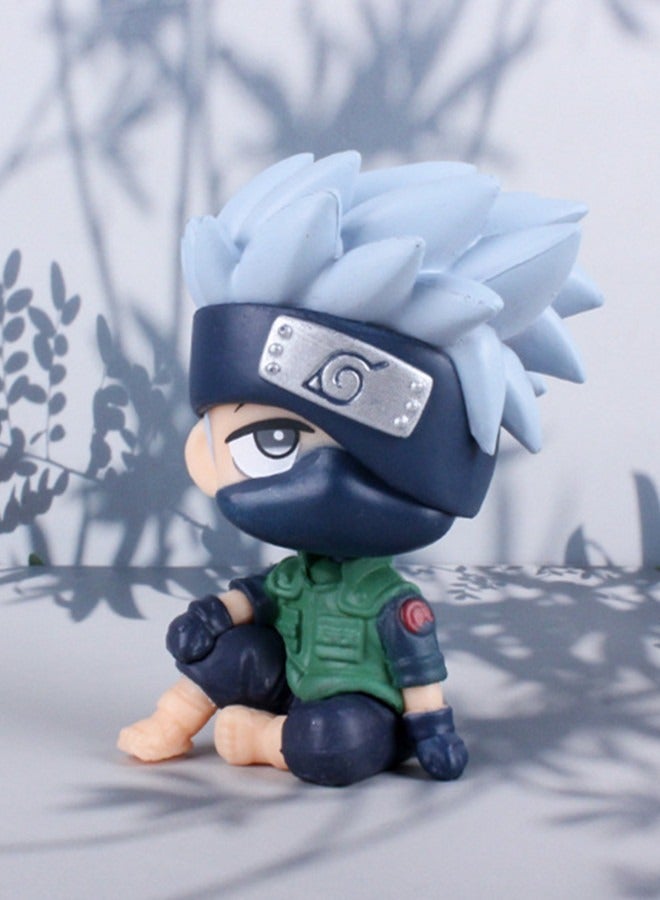 2-Piece Naruto Anime Action Figure Set, Naruto Action Figure, Kakashi Hatake Action Figure Anime Figure Toy Collection Set Suitable for Car and Table Decorations  - Image 4