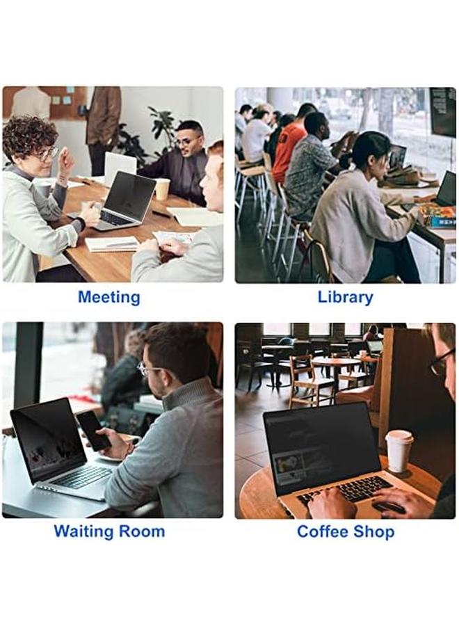 Procases Macbook Air 13 Pro 13 Privacy Screen Protector Anti Spy Tempered Glass Tinted Screen Film Guard For Macbook Air 13 2020 2019 2018 Macbook Pro 13 2022 2020 2019 2018 2017 2016 - Image 3