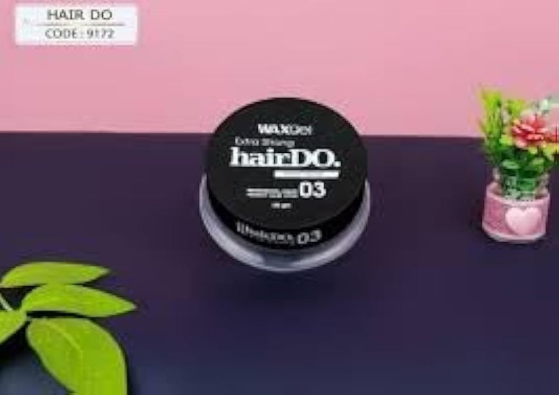 Hairdo Super Strength Wet Look Gel Wax (Black 03, 135) - Image 3