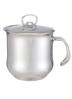 Generic stainless steel milk pot silver  - Image 2