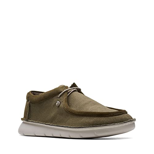clarks حذاء كلاركس للرجال كولهيل سهل الارتداء، زيتوني داكن، 7.5 - Image 2