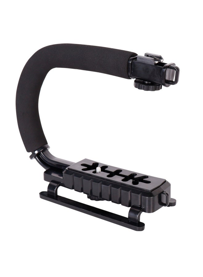 كي6 حامل مثبت للهاتف المحمول من نوع C مع حذاء حار لكاميرا SLR، حامل مثبت محمول من نوع U مع حذاء حار، مثبت كاميرا متنقل - Image 4