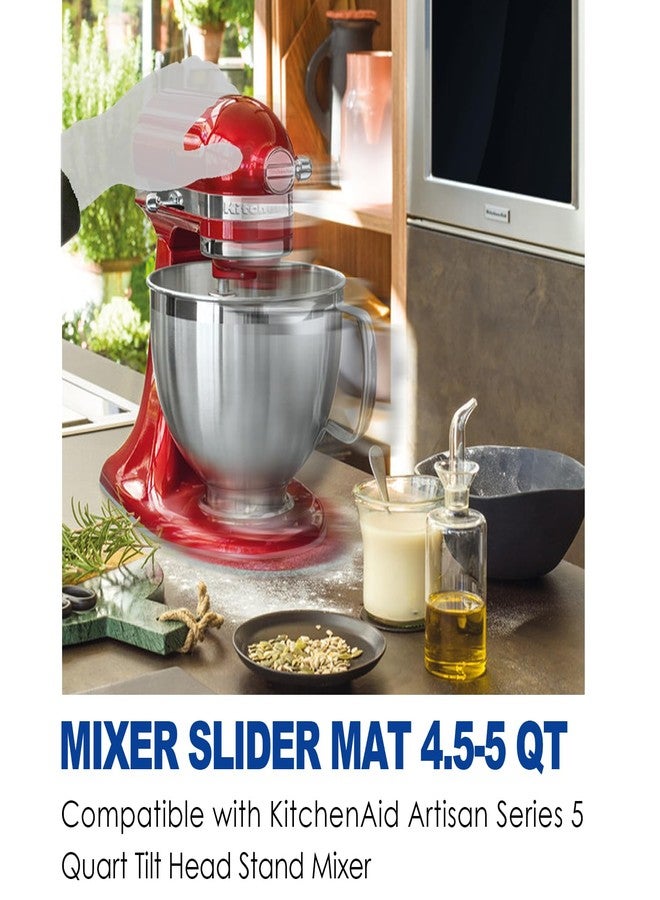 MIMORE Mixer Slider Mat for KitchenAid Stand Mixer 4.5-5 QT Tilt Head, Mixer Mat Compatible with Classic 4.5 QT KitchenAid Mixer Accessories 5 QT Artisan Kitchen Aid Mixer Slider Mat - Image 3