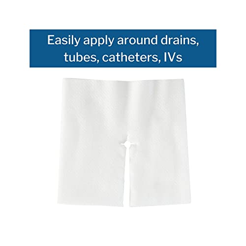 McKesson Split Sponges High Absorbency, 6-Ply Sterile, I.V. and Tracheostomy Dressings, Polyester/Rayon Blend, 4 in x 4 in, 2 Per Pack, 25 Packs, 50 Total - Image 4
