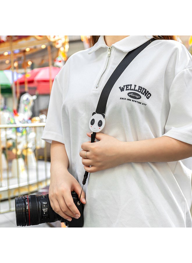 Generic Micro SLR Strap Cute Mickey Palm Camera Shoulder Strap Suitable For Polaroid Mini25 Fuji Sony Canon-Color:Panda  - Image 5