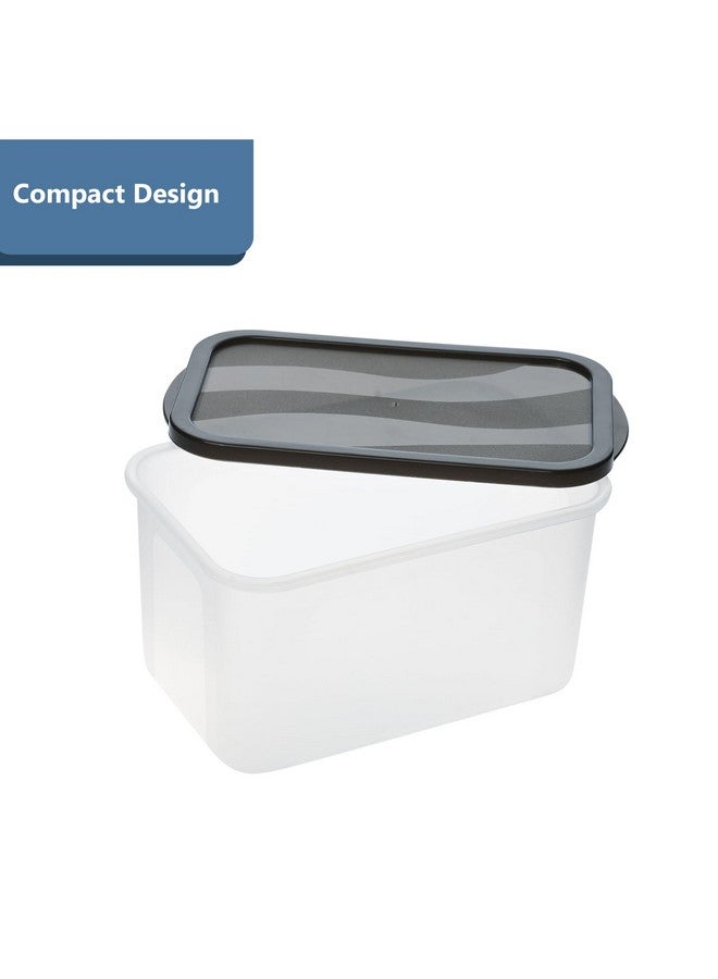 Kuber Industries 12 Pcs Small Plastic Boxes for Storage With Lid - Pooja & Office Items, Baby Clothes & Diaper Organizing Transparent Boxes | Black - Image 4