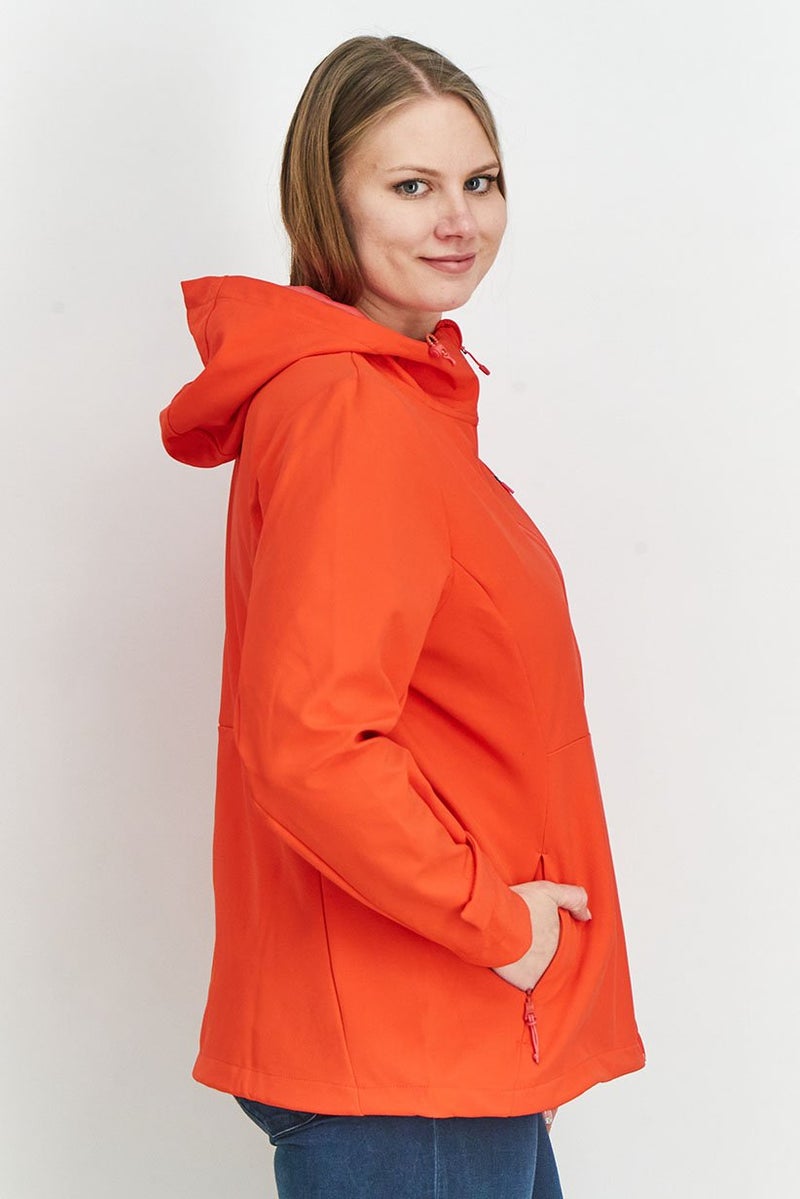 Tchibo Women Plain Soft Shell Jacket, Red  - Image 3