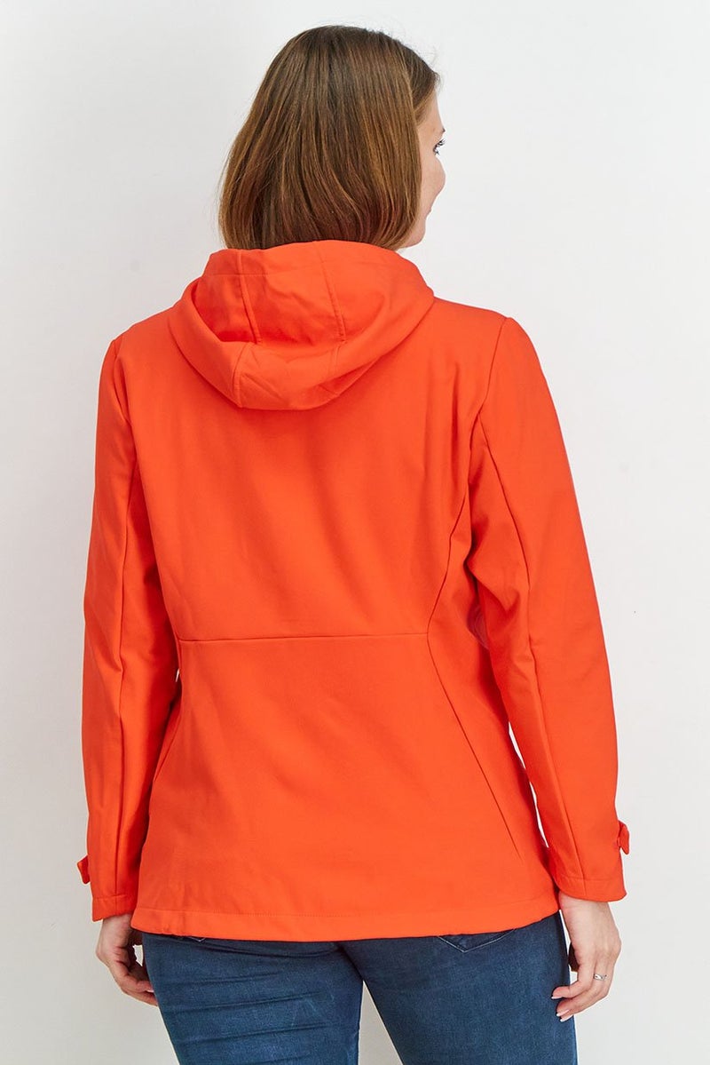 Tchibo Women Plain Soft Shell Jacket, Red  - Image 2
