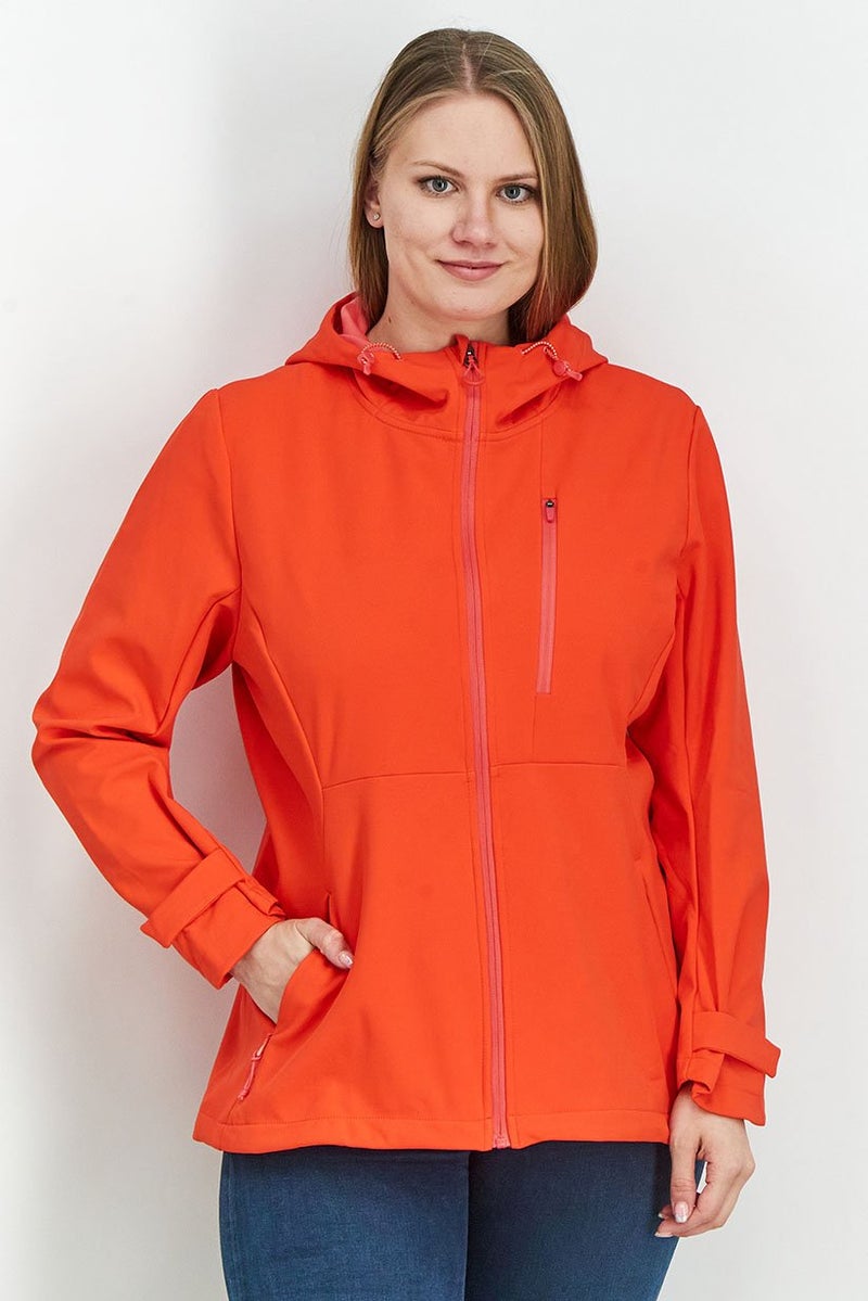 Tchibo Women Plain Soft Shell Jacket, Red  - Image 1