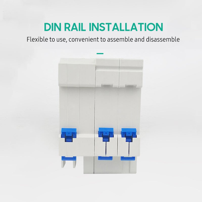 Miniature Residual Current Circuit Breaker 2 Poles 30mA 400V Household Electric Leakage Protector DIN Rail Installation DZ47LE-63 - Image 3