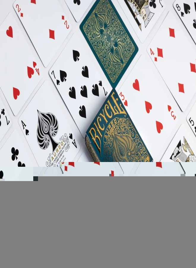 Bicycle Aureo Playing Cards - 1 x Showstopper Card Deck, Easy to Shuffle & Durable, Great Gift for Card Collectors, Black and Golden - Image 2