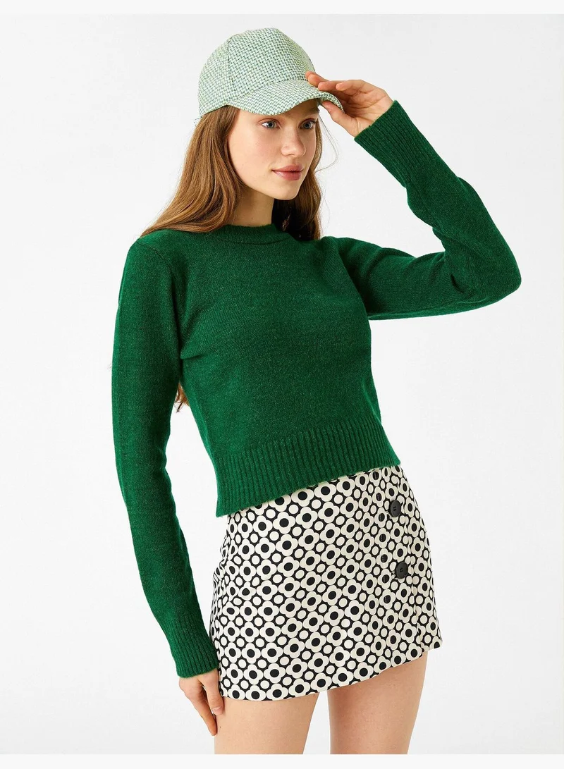 KOTON Knitwear Sweater Crew Neck Long Sleeve