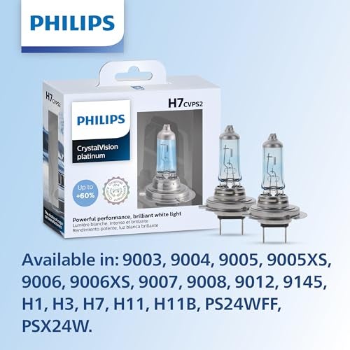 Philips H11B CrystalVision Platinum Upgrade Headlight Bulb, Pack of 2 - Image 5